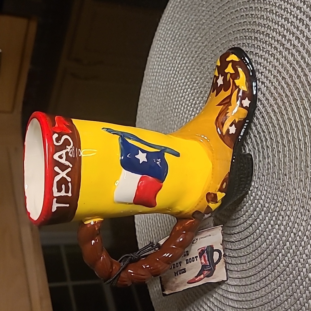 TEXAS Cowboy Boot Mug
